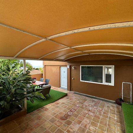 Casa con piscina y jardín con vistas al mar Puerto de la Madera Exterior foto